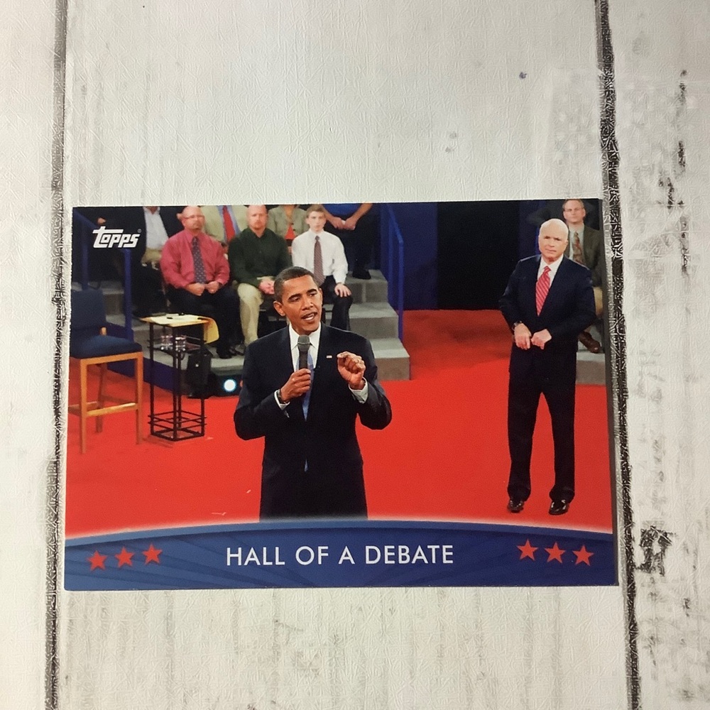 2009 Topps President Obama Inaugural #50 Hall of a Debate